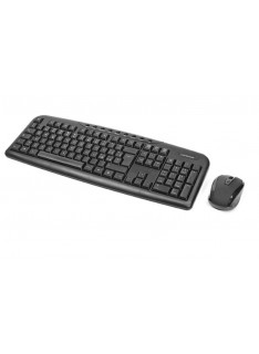 KIT TASTIERA + MOUSE MKM-WKIT-BK WIRELESS NERO