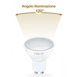 LAMPADA LED GU10 E27 6W CALDA 3000K (E2621C)