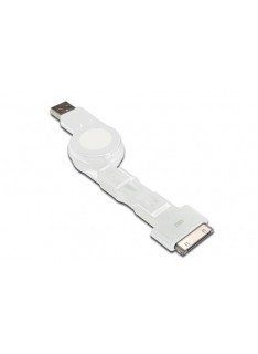 CAVO DOCK 3 IN 1 RETRAIBILE USB 2.0 + CONNETTORI 30PIN MICRO USB E MINI USB