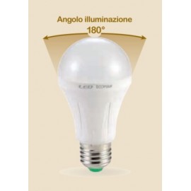 LAMPADA LED GOCCIA E27 18W CALDA 3000K (0597C)