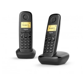 TELEFONO CORDLESS GIGASET A170 DUO NERO (L36852-H2802-K101)