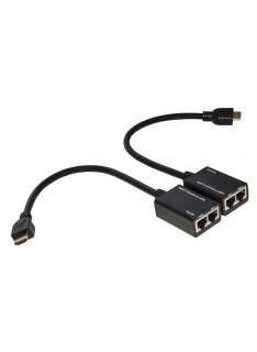 ESTENSORE HDMI - 2 CAVI ETHERNET CAT 6 - 30MT (LKEXT15)