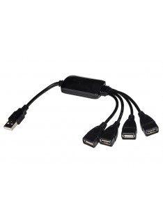 HUB 4 PORTE USB CON CAVETTI (LKHUB24C)