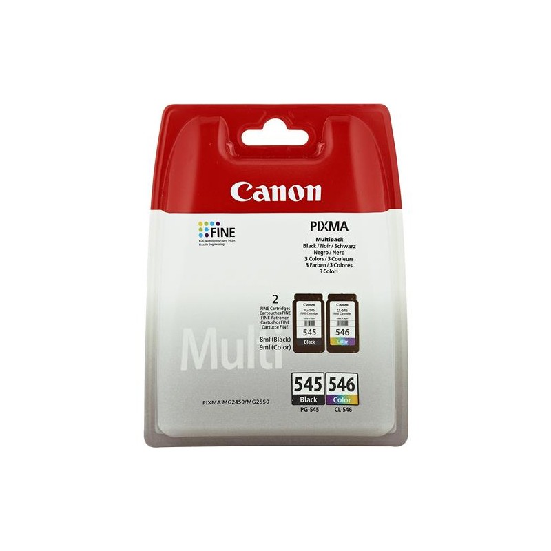 CARTUCCIA ORIGINALE MULTIPACK CLI-545/CL-546 KIT (8287B006)