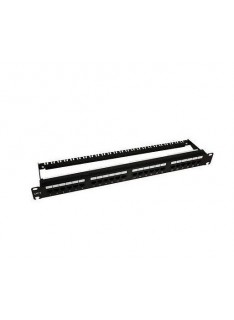 PANNELLO PATCH 24 PORTE MODULARE PERRACK 19" BLACK (PP00UTP24000)
