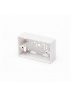 BOX IN PLASTICA 503 PER PLACCHE A MURO - BIANCO (NW-BOX503-WH)