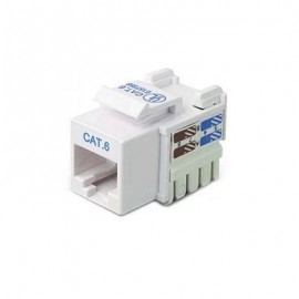 FRUTTO KEYSTONE JACK RJ45 UTP CAT.6 BIANCO (NW-KU6I-WH)