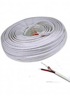 MATASSA CAVO RG59+DC 100 MT PVC BIANCO (CM-038)