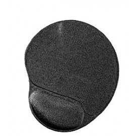 MOUSE PAD GEL CON POGGIA POLSO NERO (MP-GEL-BLACK)