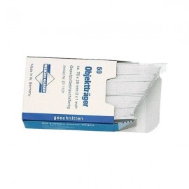 SET DI 50 VETRINI BIANCHI PER MICROSCOPIO