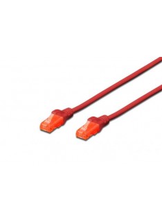 CAVO DI RETE DRITTO NON SCHERMATO CAT.6E 0,5 MT ROSSO (DK1614005R)