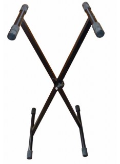 SUPPORTO PER TASTIERE MUSICALI (KS 81K) ALLUMINIO NERO