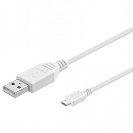 CAVO USB A MICRO USB 0,3 CM BIANCO (E10335)