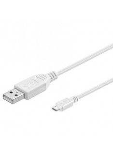 CAVO USB A MICRO USB 0,3 CM BIANCO (E10335)
