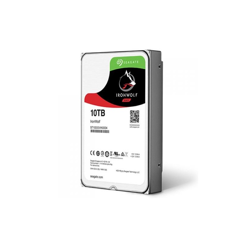 HARD DISK 10 TB IRONWOLF SATA 3 3.5" NAS (ST10000VN0004)