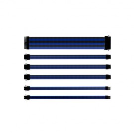KIT GESTIONE CAVI INTERNO PC SLEEVATO BLUE/BLACK 30 CM (CMA-SEST16BLBK1-GL)
