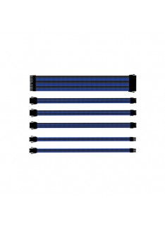 KIT GESTIONE CAVI INTERNO PC SLEEVATO BLUE/BLACK 30 CM (CMA-SEST16BLBK1-GL)