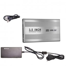 BOX ESTERNO 3.5" (29015) SATA USB 3.0 SILVER