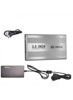 BOX ESTERNO 3.5" (29015) SATA USB 3.0 SILVER