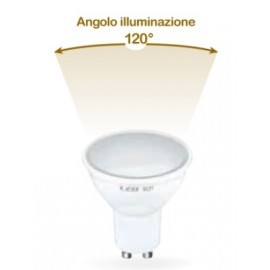 LAMPADA LED GU10 E27 6W CALDA 3000K (E2621C)