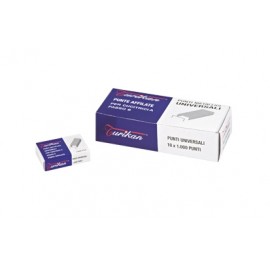 PUNTI METALLICI UNIVERSALI 6/4 - CONF. DA 10 PZ (1000 PUNTI TOTALI)