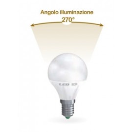 LAMPADA LED SFERA E14 6W FREDDA 6500K (E2577F)