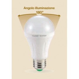 LAMPADA LED GOCCIA E27 18W CALDA 3000K (0597C)