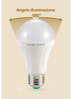 LAMPADA LED GOCCIA E27 18W CALDA 3000K (0597C)