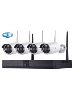 KIT SISTEMA DI SORVEGLIANZA NVR 4 CANALI WIRELESS + TELECAMERE (TC-1402IPW-KIT)