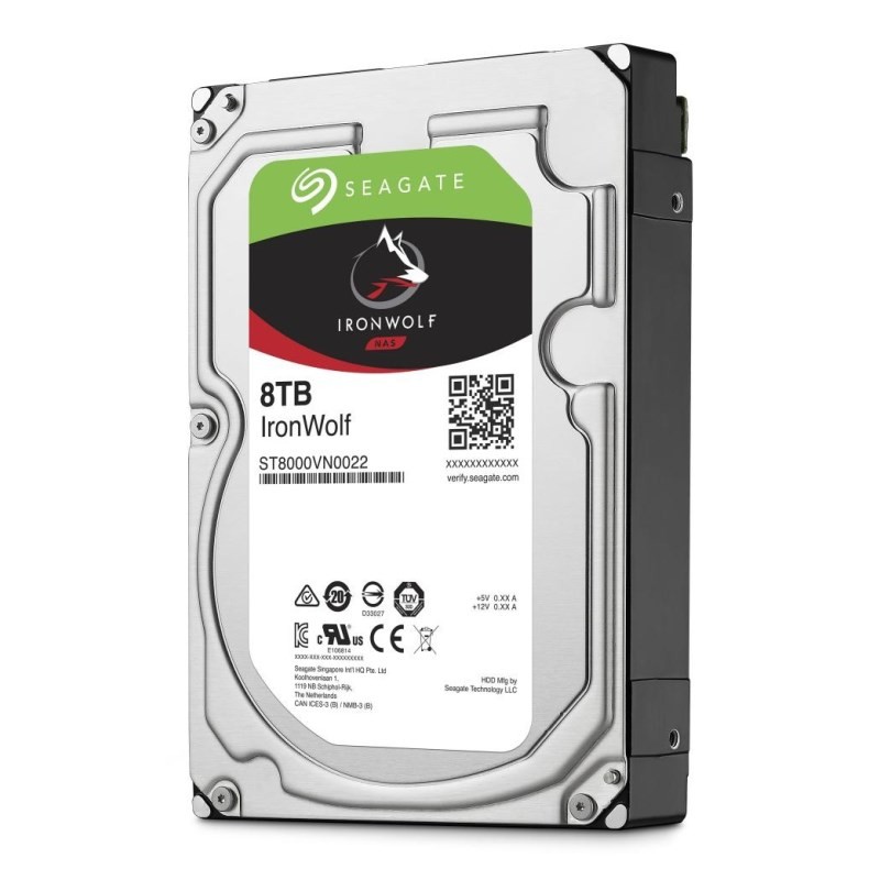 HARD DISK 8 TB IRONWOLF SATA 3 3.5" NAS (ST8000VN0022)