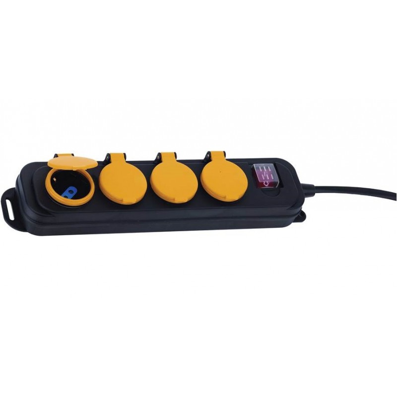 MULTIPRESA 4 POSTI IMPERMEABILE (CC 9574) WATERPROOF