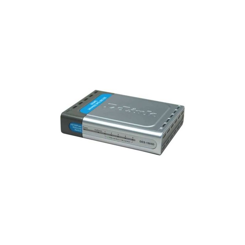 SWITCH RETE 5 PORTE 10/100 DES-1005D