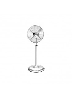 VENTILATORE A PIANTANA LUSSO CROMO A PALE OSCILLANTE