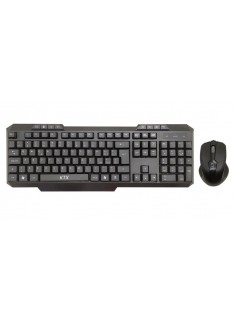 KIT TASTIERA E MOUSE KM-1105W WIRELESS NERA