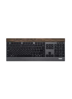 TASTIERA E9260 WOOD (17633) WIRELESS NERA