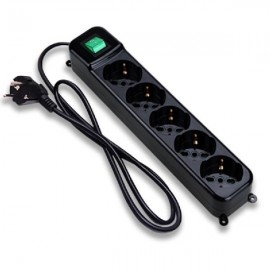 MULTIPRESA POWER CLEANER 5: INGRESSO SCHUKO - 5 USCITE ITALIA/SCHUKO - (FMP5GIG)
