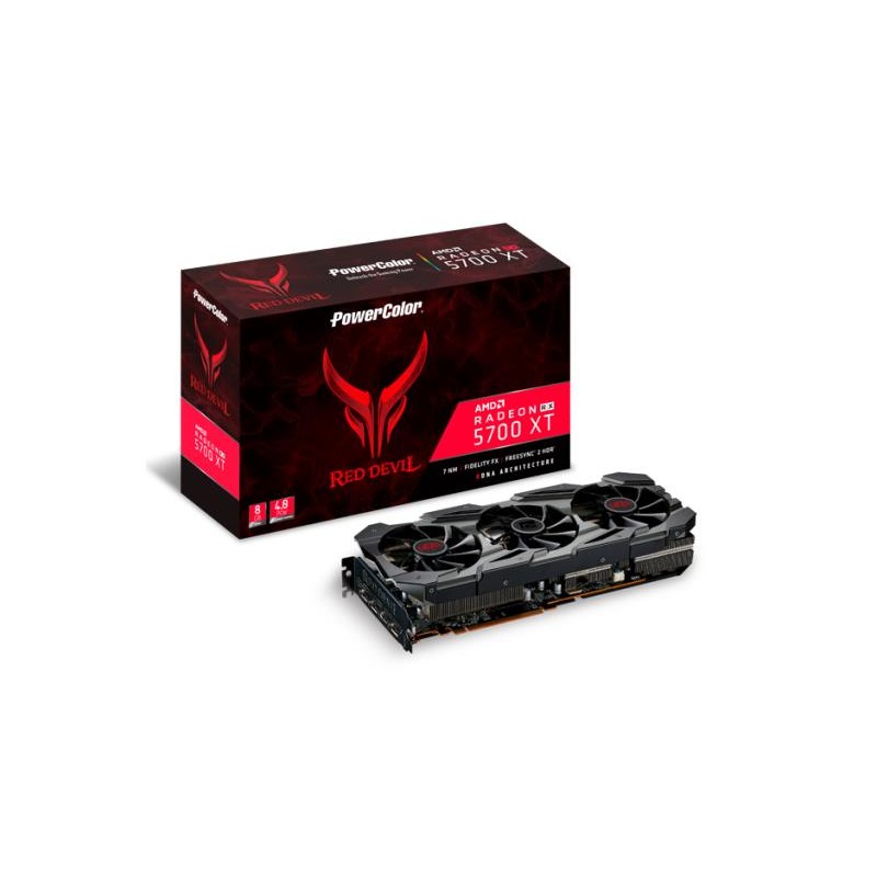 SCHEDA VIDEO RADEON RX5700 XT SXRX RED DEVIL 8GB (8GBD6-3DHE/OC)