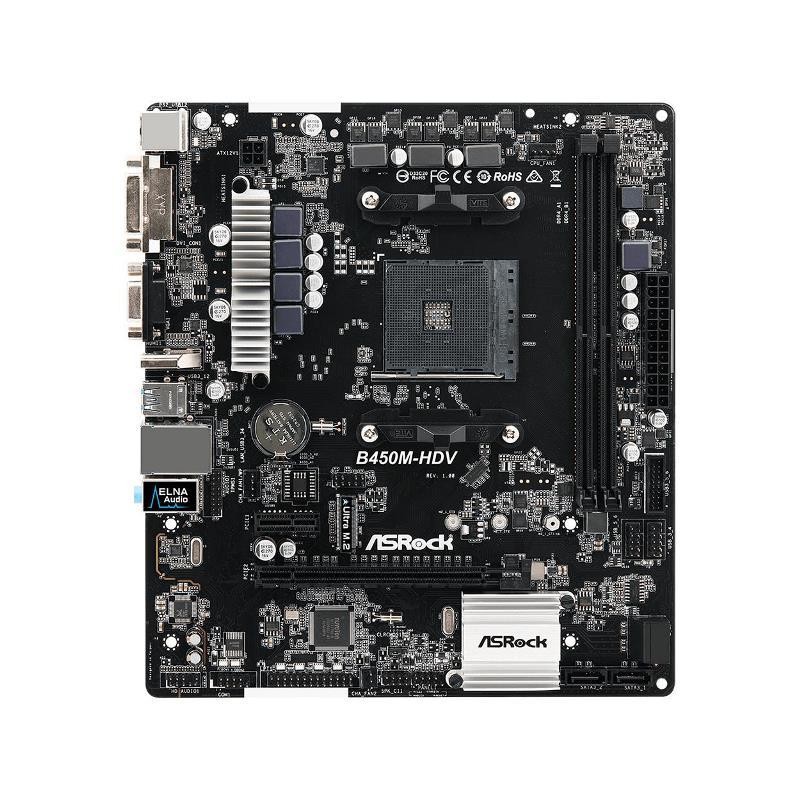 (OUTLET) SCHEDA MADRE B450M-HDV (90-MXB830-A0UAYZ) MICRO ATX SKAM4