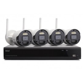 KIT SISTEMA DI SORVEGLIANZA NVR 8 CANALI + 4 TELECAMERE (ISW-K1N8BF2MP-4) WIRELESS