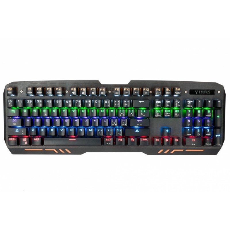 TASTIERA TAURUS X03 (ITKX03) MECCANICA - RETROILLUMINAZIONE MULTICOLOR - STRUTTURA IN METALLO