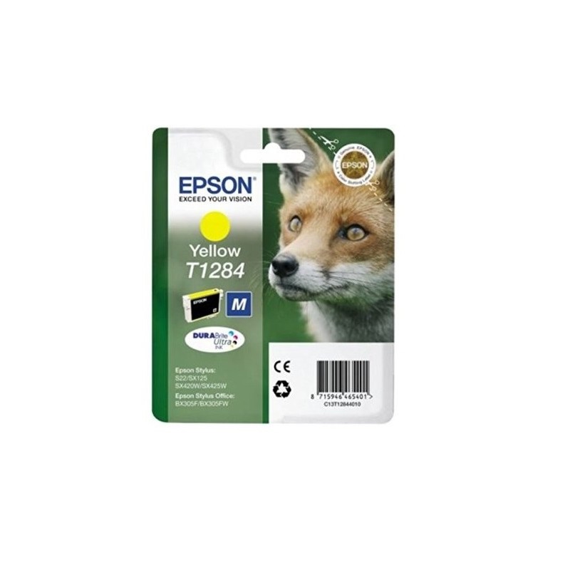 CARTUCCIA ORIGINALE T1284 (C13T12844012) GIALLA