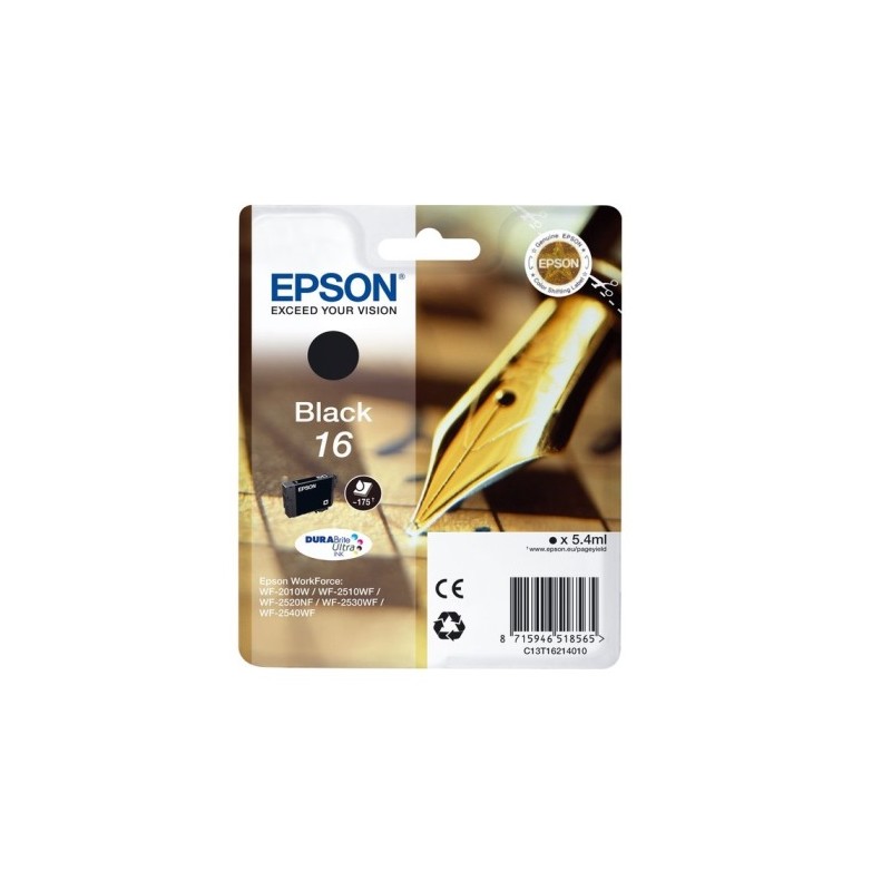 CARTUCCIA ORIGINALE 16 (C13T16214012) NERA