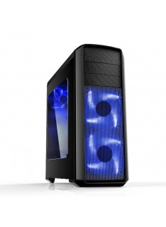 CASE GAMING PATRIOT B2 ITGCPA02B - VENTOLE BLU - NO ALIMENTATORE - NERO