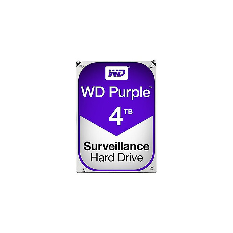 HARD DISK PURPLE 4 TB SATA 3 3.5" (WD40PURZ)