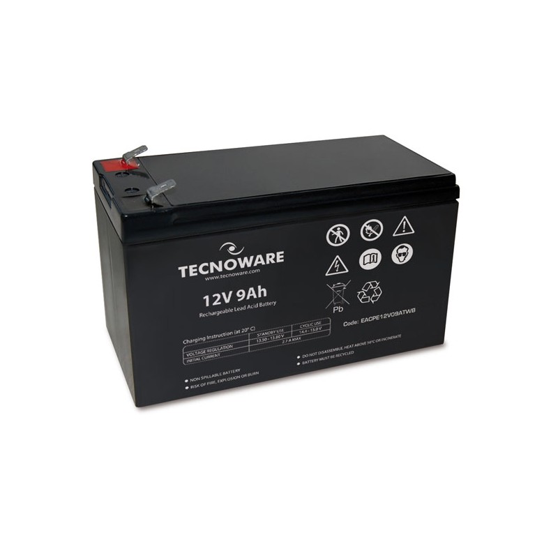BATTERIA RICARICABILE AL PIOMBO 12 V 9AH (EACPE12V09ATWB) BULK