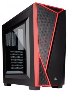 CASE GAMING CARBIDE SPEC-04 (CC-9011107-WW) NERO/ROSSO