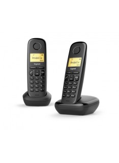 TELEFONO CORDLESS GIGASET A170 DUO NERO (L36852-H2802-K101)