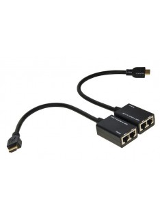 ESTENSORE HDMI - 2 CAVI ETHERNET CAT 6 - 30MT (LKEXT15)