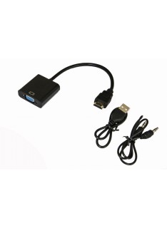 ADATTATORE HDMI A VGA CON AUDIO (LKADAT13)