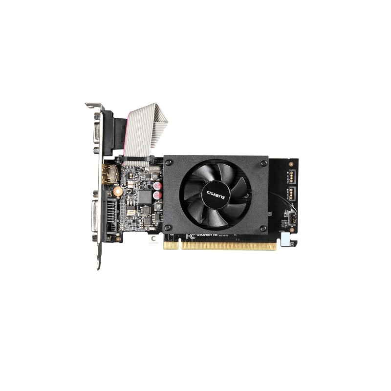 SCHEDA VIDEO GEFORCE GT710 2 GB PCI-E LP (GV-N710D3-2GL)